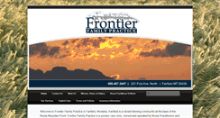 Desktop Screenshot of frontierfamilypractice.com